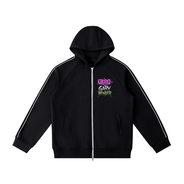 Gary Bender Broken Heart Zip Hoodie