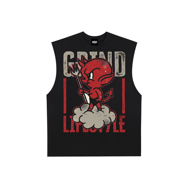 Little Bastard Raw Edge Sleeveless