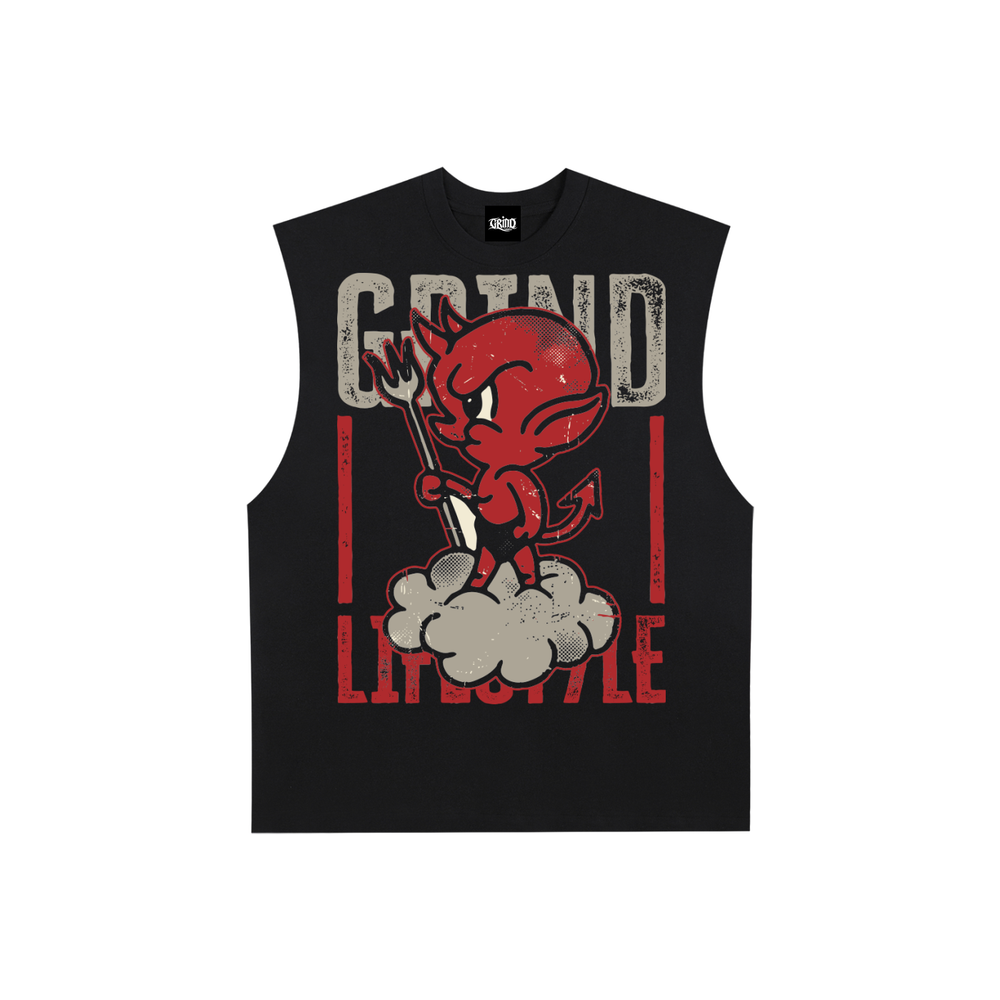 Little Bastard Raw Edge Sleeveless