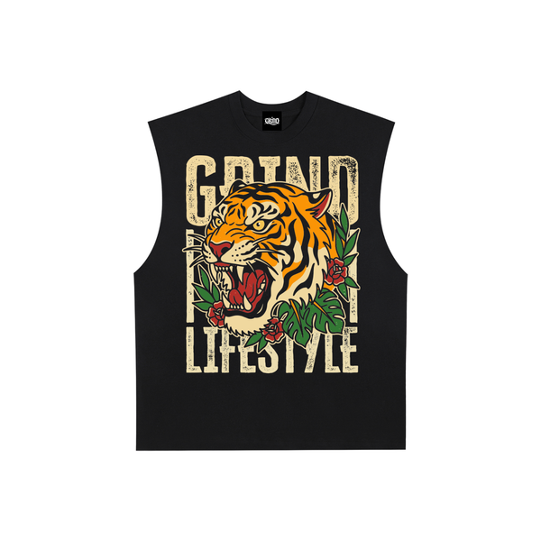 Stray Cat Raw Edge Sleeveless