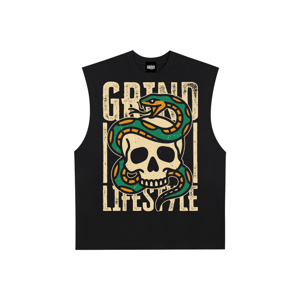 Death Coil Raw Edge Sleeveless