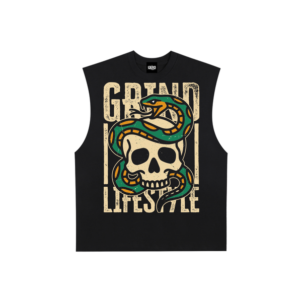 Death Coil Raw Edge Sleeveless