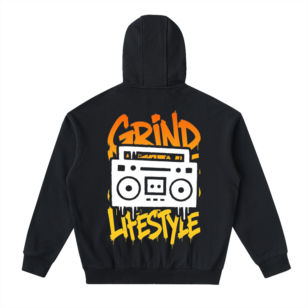 Boom Box Zip Up Hoodie