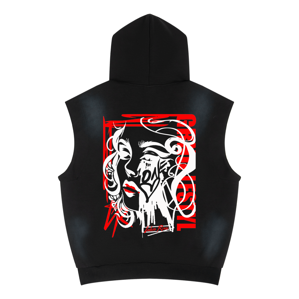 Lukas Rossi Sleeveless Hoodie